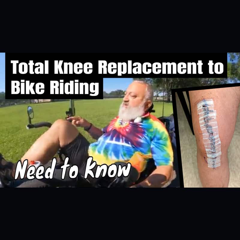 My journey from a Total Knee Replacement to riding my bikes again